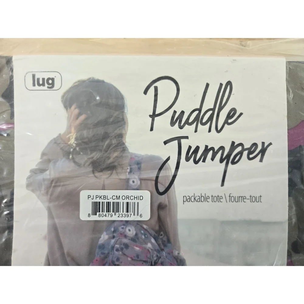 Lug Puddle Jumper Packable Tote Bag Orchid Camo‎